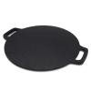 12.6-Inch Cast Iron Roti Tawa, Double Handled Cast Iron Crepe Pan for Dosa, Tortillas view 1