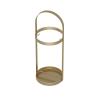 Umbrella Rack Hua Modern Creative Metal Umbrella Stand, Umbrella Storage Rack for Home Hotel Entrance, Stable Base with Drip Tray, Black, Golden, 25x25x70cm (Color : Gold) view 1