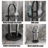 Umbrella Rack Hua Modern Creative Metal Umbrella Stand, Umbrella Storage Rack for Home Hotel Entrance, Stable Base with Drip Tray, Black, Golden, 25x25x70cm (Color : Gold) view 3