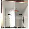 Umbrella Rack Hua Stable Metal Umbrella Stand, Modern Creative Umbrella Storage Rack, Large Capacity, Two Storage Ports, Black, White, 20x20x40cm (Color : White) view 4
