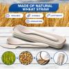 Wheat Straw Utensils Set with Case, 4 Adult Travel Silverware Sets view 3