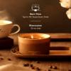 96NORTH Luxury Coffee Soy Candle | Large 3 Wick Jar Candle | Up to 40 Hours Burning Time | 100% Natural Soy Wax | Housewarming Gift for Men and Women view 3