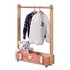 WXJLYZRCXK Clothes Stand,Coat Rack Children's Solid Wood Hanger, Multifunctional Floor-Standing Clothes Storage Cabinet, Removable Bedroom Coat Rack, Clothing Store Display Stand,8022120Cm view 1