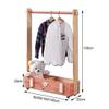 WXJLYZRCXK Clothes Stand,Coat Rack Children's Solid Wood Hanger, Multifunctional Floor-Standing Clothes Storage Cabinet, Removable Bedroom Coat Rack, Clothing Store Display Stand,8022120Cm view 2