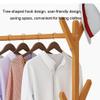 WXJLYZRCXK Clothes Stand,Coat Rack Coat Rack Freestanding Trouser Hanger Solid Wood, Multi-Functional Pants Rack Removable Clothes Display Stand for Balcony/Bedroom/Clothing Store,6037175Cm view 4