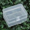 Anncus 50pcs Clear Lidded Small Plastic Box Sundries Tools Cotton swab Storage Box Jewelry Display Box Screw Case Beads Container - (Size: Transparent, Color: 7x5x2.9cm R477) view 1