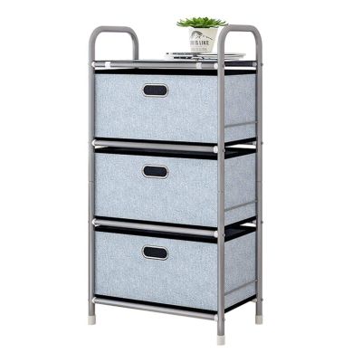 Anncus 4 layer Shelf Rack Kitchen Shelf Spice Organizer Kitchen Storage Rack Bathroom Organizer Shelf Book Shoes Shelve +3 Storage Box - (Style: A)