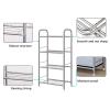 Anncus 4 layer Shelf Rack Kitchen Shelf Spice Organizer Kitchen Storage Rack Bathroom Organizer Shelf Book Shoes Shelve +3 Storage Box - (Style: A) view 3