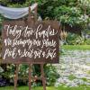 Fprqlyze New* Wooden Wedding Seating Sign Pick a Seat Not a Side Sign Rustic Wedding Reception Sign No Seating Plan Wood Wedding Reception Signs Ceremony Decor view 3