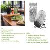 Lulonpon Sprouting Kit, 2 Sprouting Jar Kits, Wide Mouth Quart Mason Jars with Stainless Steel Screen Sprout Lids,1000ml, Stand and Canning Brush,Seed Sprouter Set for Growing Broccoli, Alfalfa view 3