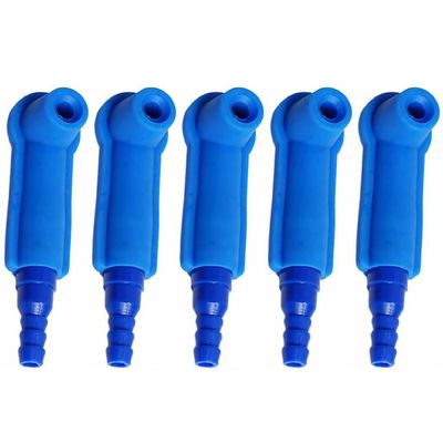 Wakauto 5pcs Oil Bleeder Pump Connector Professional Brake Fluid Exchange Adapter Durable and Practical Accessories for Efficient Brake Maintenance