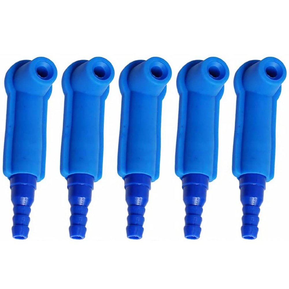 Wakauto 5pcs Oil Bleeder Pump Connector Professional Brake Fluid Exchange Adapter Durable and Practical Accessories for Efficient Brake Maintenance