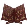 BESTOYARD Foldable Wooden Quran Bookshelf 11.41X8.26X7.08 Inch Islamic Book Holder Stand for Quran Bible Display and Home Religious Decoration view 1