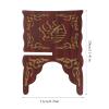 BESTOYARD Foldable Wooden Quran Bookshelf 11.41X8.26X7.08 Inch Islamic Book Holder Stand for Quran Bible Display and Home Religious Decoration view 2
