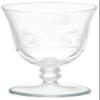 13H055-GR Cold Sake Glass with Base, Approx. 2.4 fl oz (70 ml), Kiriko Moon Rabbit, Green, Made in Japan view 1