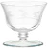 13H055-GR Cold Sake Glass with Base, Approx. 2.4 fl oz (70 ml), Kiriko Moon Rabbit, Green, Made in Japan view 2