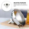1pc Stainless Steel Funnel Kitchen Gadget Funnel Tool Wine Filter view 4
