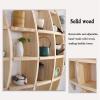 ZWJABYY Display Shelf-Shelf Wall Mount-Cubbies Storage Shelves-Antique Display Rack-Grid Wall-for Home Antique-Suitable for Living Room Study Room Home Decor,B-7070cm view 4