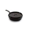Barebones 10-Inch All-In-One Cast Iron Skillet Set- Skillet with Cast Iron Dutch Oven Style Lid - Camping Cookware Set view 1