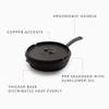 Barebones 10-Inch All-In-One Cast Iron Skillet Set- Skillet with Cast Iron Dutch Oven Style Lid - Camping Cookware Set view 3