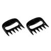 Restaurantware Met Lux 4.5 x 4.1 Inch Meat Claws 2 Meat Shredders - Sharp Blades With Handle Black Plastic Bear Claws Durable For Shredding Pork Chicken or Turkey view 1