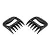 Restaurantware Met Lux 4.5 x 4.1 Inch Meat Claws 2 Meat Shredders - Sharp Blades With Handle Black Plastic Bear Claws Durable For Shredding Pork Chicken or Turkey view 2