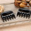 Restaurantware Met Lux 4.5 x 4.1 Inch Meat Claws 2 Meat Shredders - Sharp Blades With Handle Black Plastic Bear Claws Durable For Shredding Pork Chicken or Turkey view 4