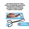 Black Heavy Duty Cast Iron Fire Place Log Tongs for Indoor Fire/Fire Pits Accessories/Tongs for Outdoor Stove/Long Logs Tweezers/Firewood Tongs/Campfire Tongs view 2