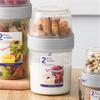 2-Way Container for Salads, Sauces, Fruits and Snacks- 560mL view 3