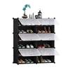 CHHD Multifunctional Shoe Cabinet Simple Plastic Dust-Proof Shoe Rack DIY Large Capacity Multi-Layer Assembly Storage Organizer for Hallway Entryway Bedroom Living Room Office Balcony Wardrobe view 1