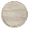 SIMPLIHOME Dayton End Table - 13 inch Wide Solid Mango Wood Round Accent Table in White Wash, Handcrafted Contemporary Nightstand or Lamp Stand for Living Room with Textured Finish, Assembled view 4