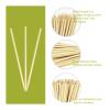 Minisland Premium 7 Inch Bamboo Skewers 5mm Thick Long Semi-point Caramel Candy Apple Corn Dog Sticks 100 Counts-MSL169 view 4