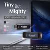 Transcend ESD310 1TB External SSD, Up to 1,050MB/s, Dual USB Drive for iPhone17,16,15, iPad&Mac/Pixel10/Tesla/Steam Deck/ROG Ally/MSI Claw/Android/PS5, 2-in-1 Type C &A, USB3.2Gen2 Portable SSD-Pink view 3