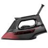 CHI Steam Iron for Clothes, 300+ Holes for Powerful Steaming, Temperature Dial, 1700 Watts, XL 10 Cord, Auto Shutoff, Lava Infused Ceramic Soleplate, Black (13130) view 1