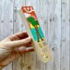 Beach Mezuzah Case Hand Painted  Coastal Judaica Palm Tree Ocean Design  Tropical Jewish Home Decor  Handmade Mezuzah for Beach House, Florida Decor, Housewarming Gift (with Scroll Options) view 4