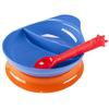 Beautiful Bright Colour Divided Feeding Plate Set, Royal view 1