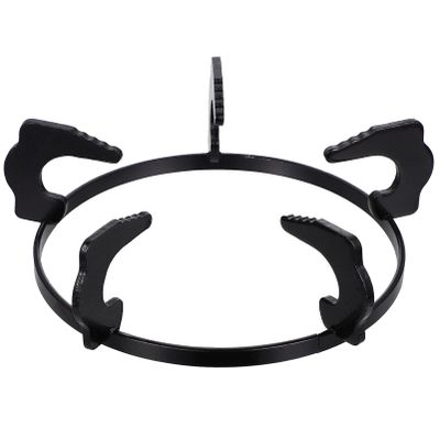 Thick round Gas Stove Holder Stove Rack for Kitchen Use Black