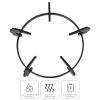 Thick round Gas Stove Holder Stove Rack for Kitchen Use Black view 3
