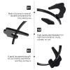 Thick round Gas Stove Holder Stove Rack for Kitchen Use Black view 4