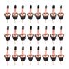 24 Pcs Stainless Steel Liquor Pour Spouts Set, Liquor Bottle Pourers with Rubber Dust Caps for Pours Liquid, Olive Oil, Wine, Vinegar (Rose Gold-24 Pack) view 1