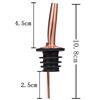 24 Pcs Stainless Steel Liquor Pour Spouts Set, Liquor Bottle Pourers with Rubber Dust Caps for Pours Liquid, Olive Oil, Wine, Vinegar (Rose Gold-24 Pack) view 4