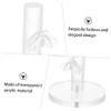 Cabilock Eyeglasses Frame Stand Sunglasses Rack Acrylic Clear 3 Layers Sunglasses Display Holder Tabletop Eyewear Storage Rack view 3