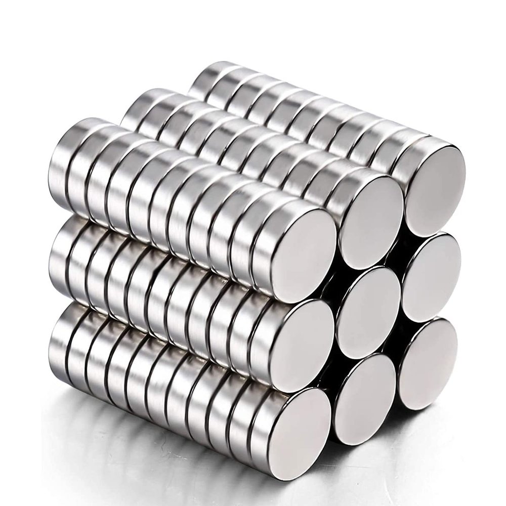 200 Pcs Refrigerator Magnets Fridge Magnets Tiny Magnets Mini Magnets Small Round Magnets for Crafts Office Thin Magnets for Whiteboard Miniatures Small Models (4x2mm)