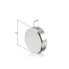 200 Pcs Refrigerator Magnets Fridge Magnets Tiny Magnets Mini Magnets Small Round Magnets for Crafts Office Thin Magnets for Whiteboard Miniatures Small Models (4x2mm) view 2
