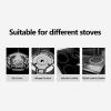 5 Layer Rice Noodle Roll Steamer w/Glass Lid 5 Levels Rice Noodle Roll Steaming Machine Diameter 32cm Stainless Steel Steaming Machine for Families, Chinese Tea Restaurants, Western Restaurants view 3