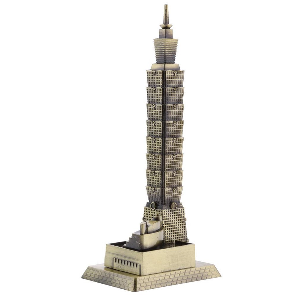 Gazechimp Vintage Taipei 101 Tower Building Architecture Model Sculpture Home