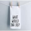 WCGXKO What Would Ina Do Kitchen Decor Housewarming Gift Dish Towel Kitchen Towels Tea Towel (What Would Ina Do Towel) view 4