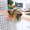 1pc Kitchen Spice Rack Rotating Seasoning Storage Shelf for Easy Access Versatile Organizer for Bottles and Condiments Black Multi-Functional Design for Countertop Use view 4