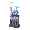 Umbrella Racks Metal Umbrella Stand Holder, Floor/Wall-Mounted Dual-Purpose Umbrella Storage Rack, Space-Saving Household Umbrella Storage Rack, 34X42cm (Color : Black) view 1