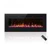 Cheerway 42 inch Electric Fireplace with Heater, Wall Mounted & Recessed Electric Fireplace Insert, Linear Wall Fireplace w/Thermostat, 1313 Flame Color, Remote & Touch Control w/Timer, 750W/1500W view 1